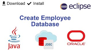 Create Employee Database using Java and Oracle | Eclipse IDE | JDBC Connector screenshot 4