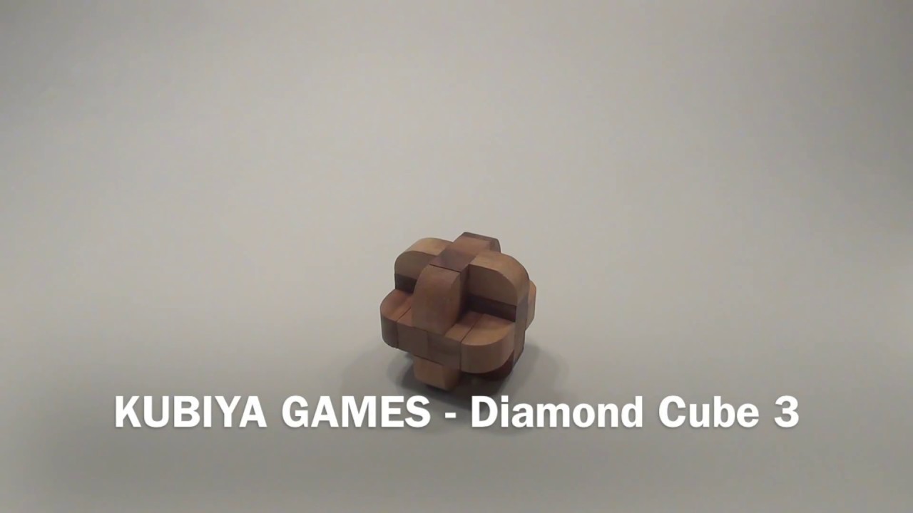 Diamond Puzzle - Japanese Wooden Puzzle – Kubiya Games