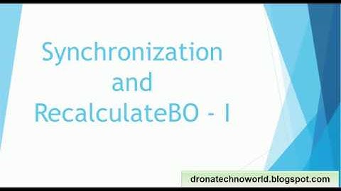 Informatica MDM 10 - Synchronization and RecalculateBO Jobs -  I