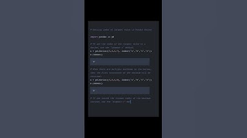 Getting index of largest value in Pandas Series #shorts #python #pandas