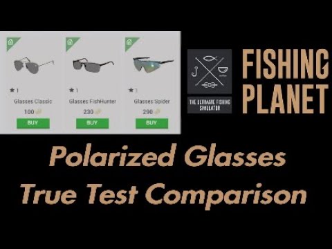 Fishing Planet Polarized Glasses Test Comparison 