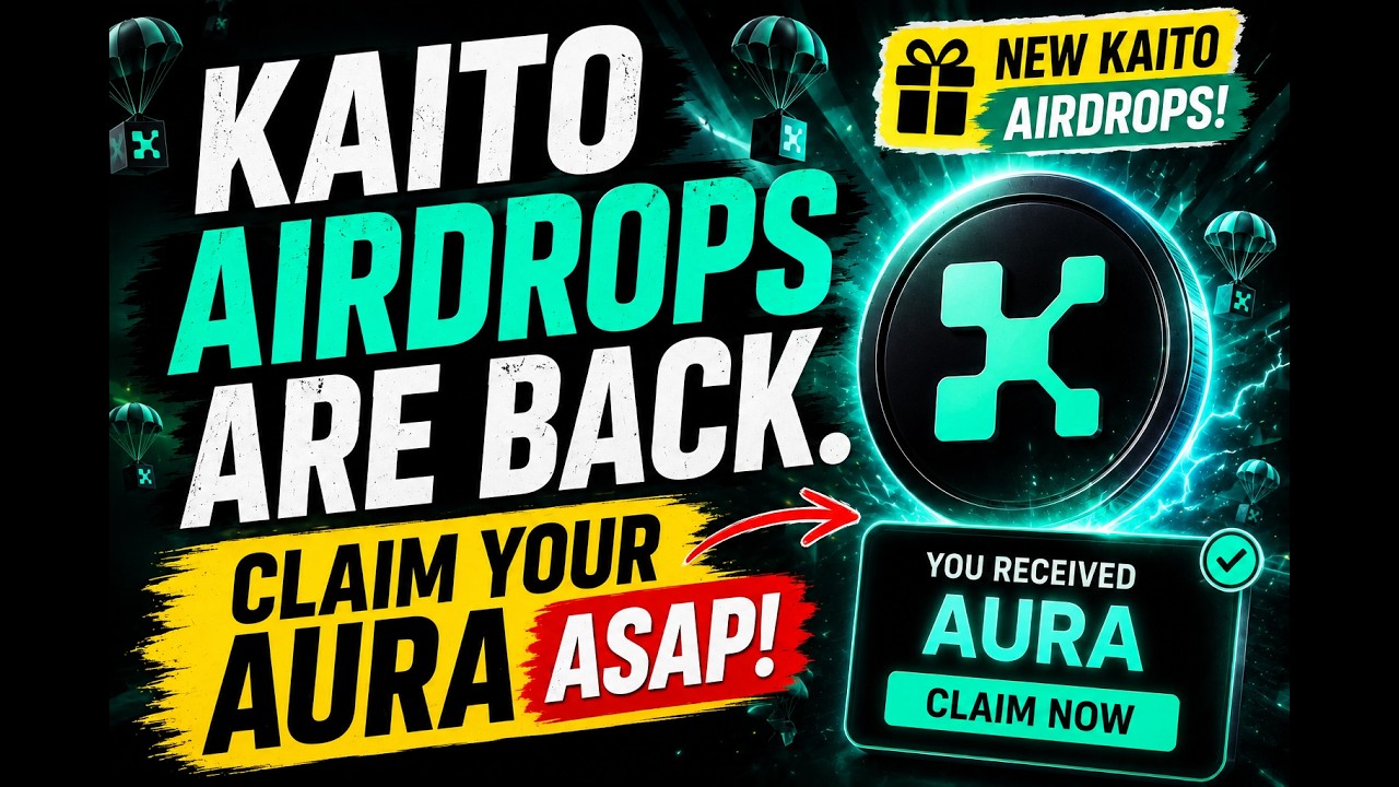 Kaito Airdrops Are Back. Claim Your AURA ASAP.