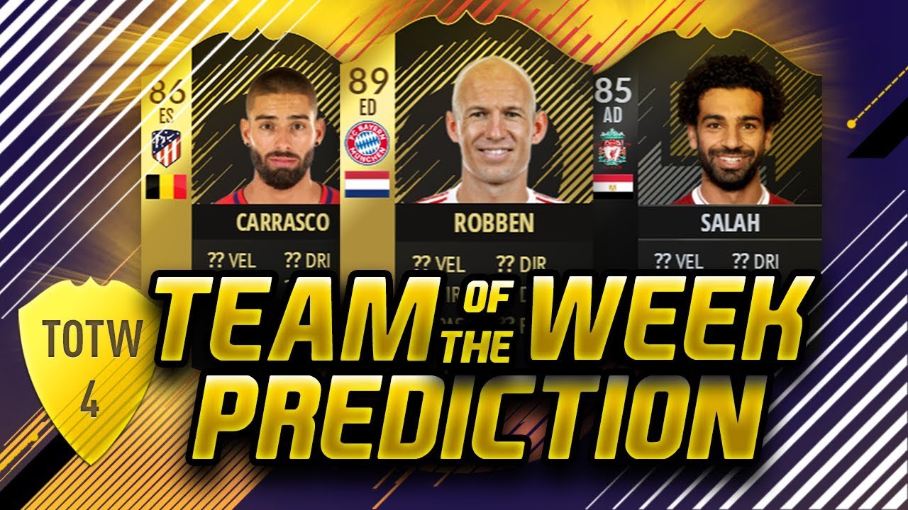 Fifa 18 Totw 4 Fifa 18 Totw 4