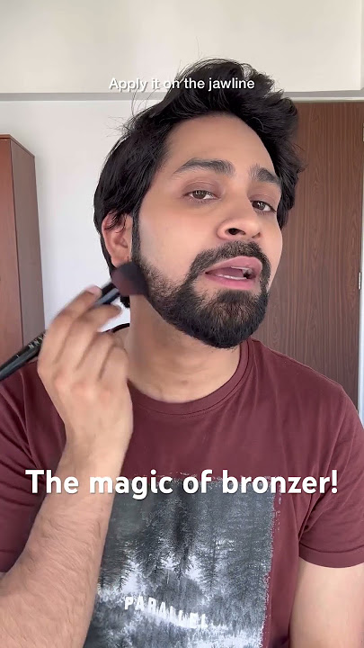 The magic of bronzer!
