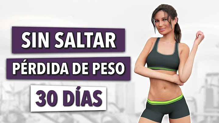 ENTRENAMIENTO DE 30 DÍAS SIN SALTOS PARA BAJAR DE PESO FÁCILMENTE EN CASA