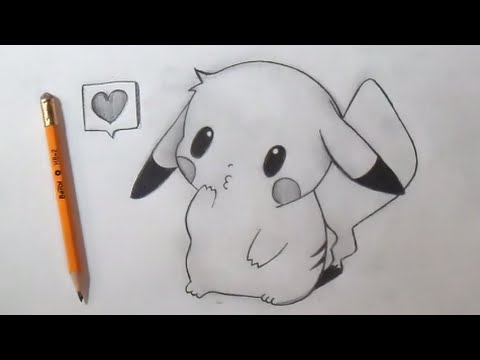 Comment Dessiner Pikachu Mignon