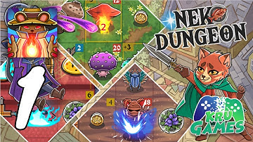 Neko Dungeon: Puzzle RPG Gameplay #1 Road Level 1-5 All Levels (Android, IOS)