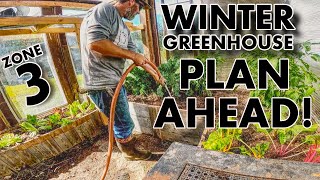 How We Prepare Our Heated Winter greenhouse to Grow Food