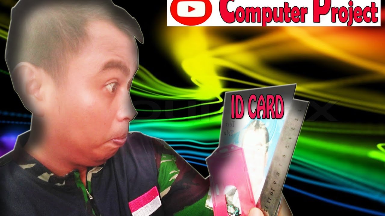 CARA MEMBUAT UKURAN  KARTU ID  CARD  MENGGUNAKAN APLIKASI 