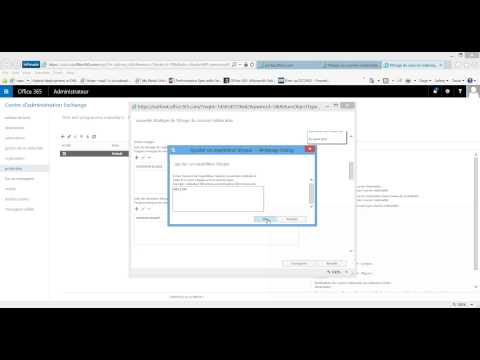 EOP: Création d'un Filtre Antispam