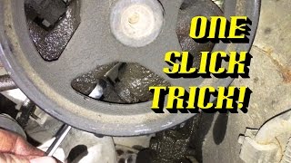 Ford Quick Tips #75: CIII Power Steering Pump Removal Trick!