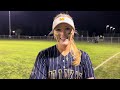 Ava schaffel on her complete game with 7ks in millikans 82 win vs rival lakewood