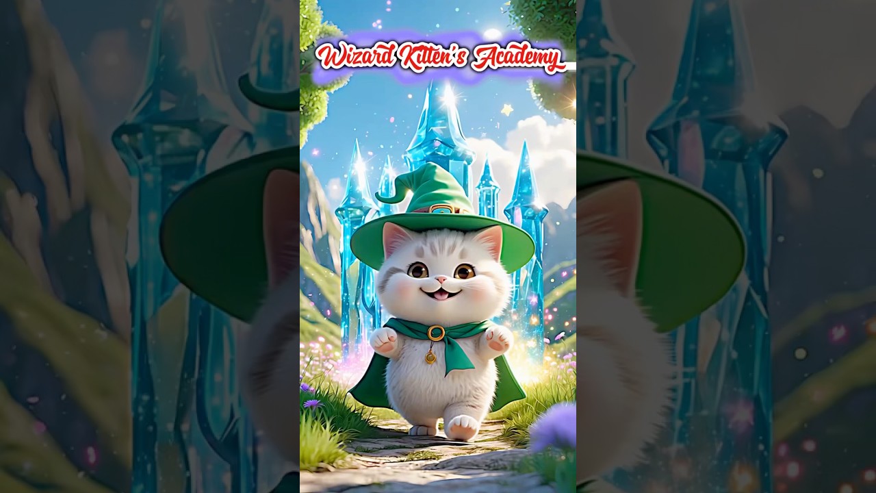 The Cute Teacher at Wizard Kitten’s Academy #shorts #cats #kitten #cute #animation #cartoon