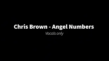 Chris Brown - Angel Numbers (Vocals only)