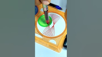 How many rotations did the pen make in total??? #shorts #spirograph #2025