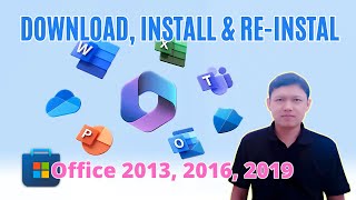 cara  download, instal & re-instal microsoft office 2013, 2016, 2019 via microsoft store 365.
