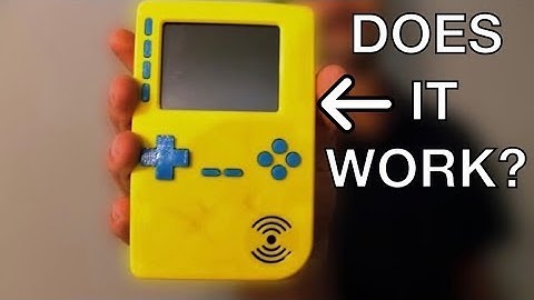 3D Printed Game Boy