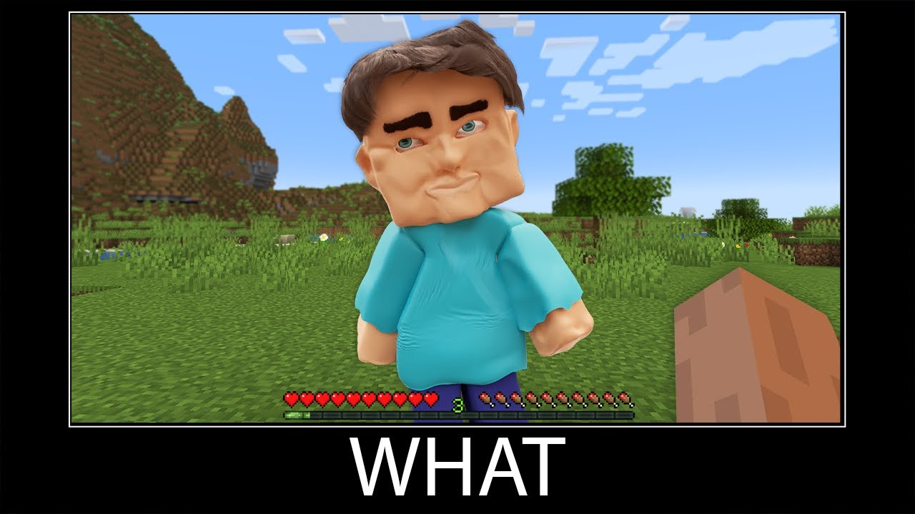 Minecraft Steve Realistic Meme 