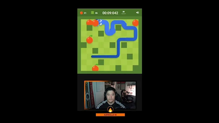 World Record Google Snake Wall Mode Small Map 50 Apples