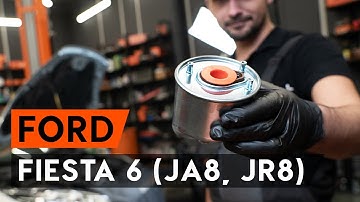 Hoe een brandstoffilter vervangen op een FORD FIESTA JA8 [AUTODOC-TUTORIAL]