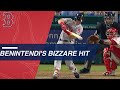 Andrew Benintendi Hit The Ball Twice In One Swing