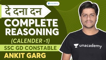 दे दना दन  Complete Reasoning - Calender | MTS | SSC Exams | Ankit Garg
