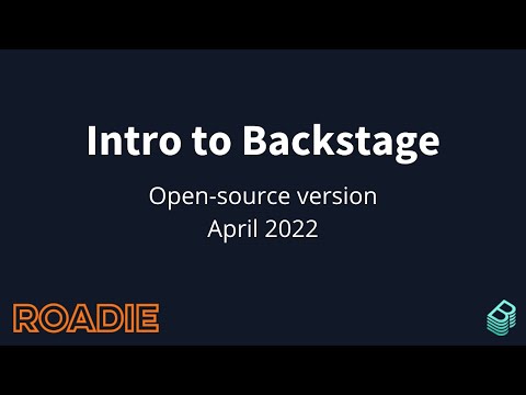 Introduction to Spotify Backstage (OSS version) (Demo)