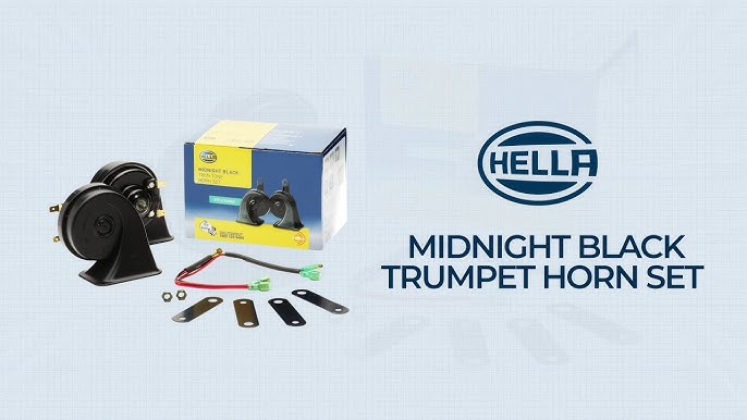 005411001 by HELLA - Horn Kit Air 2-Trumpet Highway