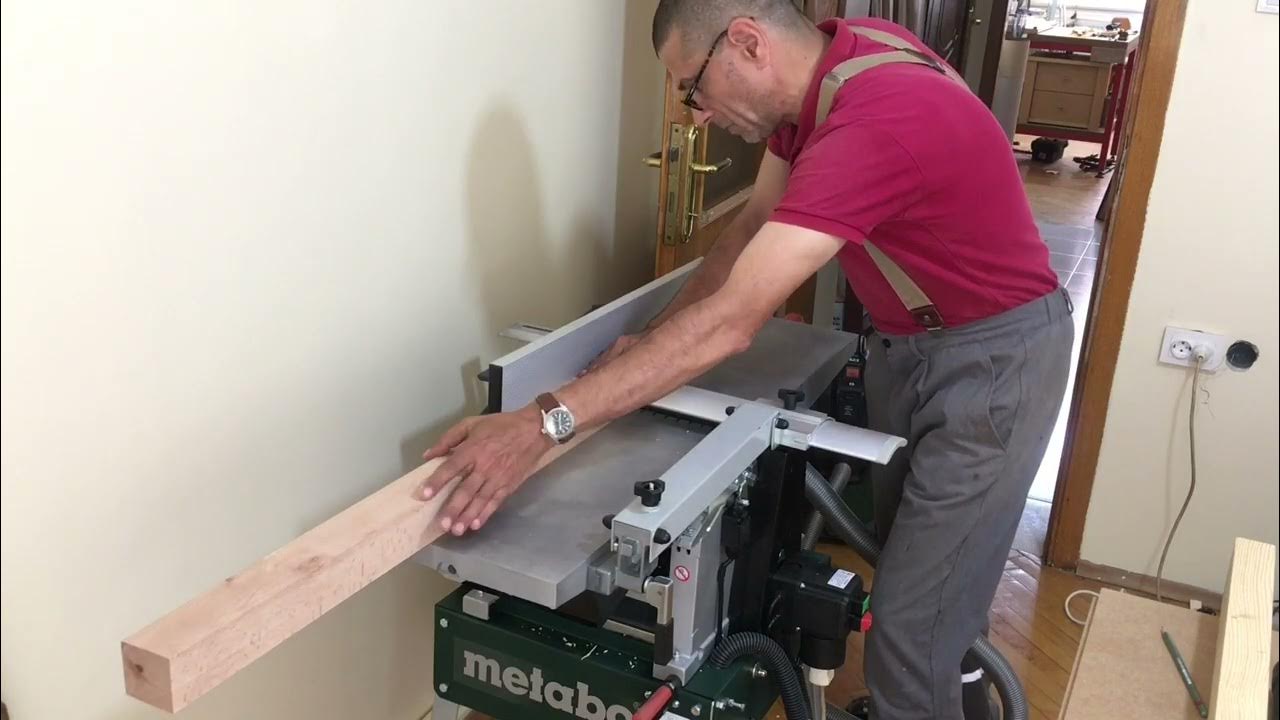 Preparing the shooting board fence stock YouTube