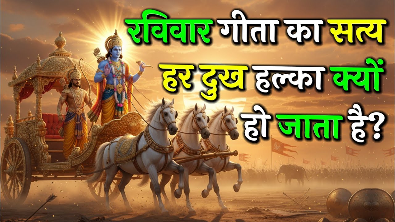 गीता का पहला सत्य | दुख क्यों मिटने लगते हैं?