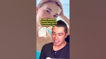 Thumbnail of Cesar Montano walang kopya sa Annulment nila ni Sunshine #shorts #actor