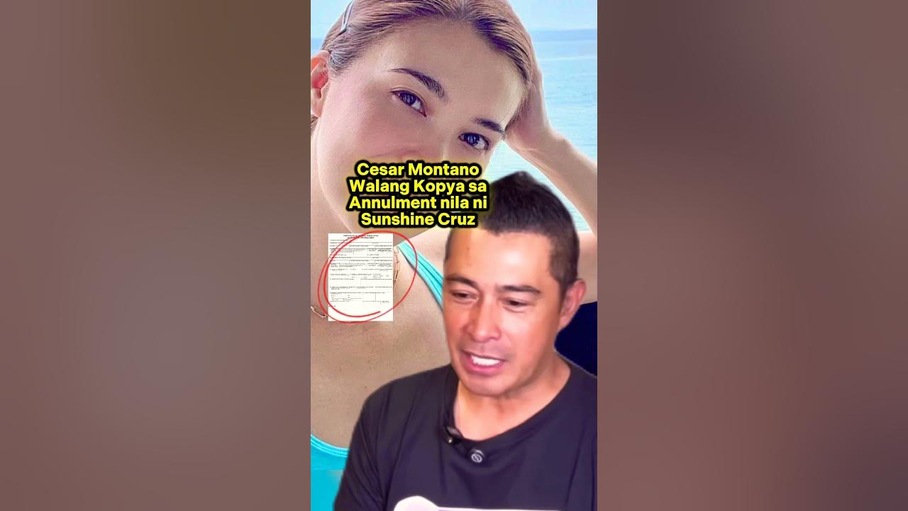 Cesar Montano walang kopya sa Annulment nila ni Sunshine #shorts #actor