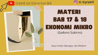 Materi Bab 17 & 18 Ekonomi Mikro (Sadono Sukirno)