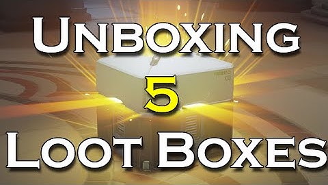Overwatch - Unboxing Loot Boxes (5) - Duplicate legendary!
