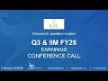 Khazanchi Jewellers Limited Q3 & 9M FY26 Earnings Conference Call