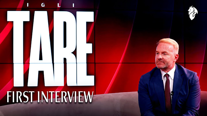 Igli Tare | La prima intervista del Direttore Sportivo