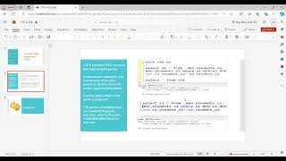 CTE in SQL pptx