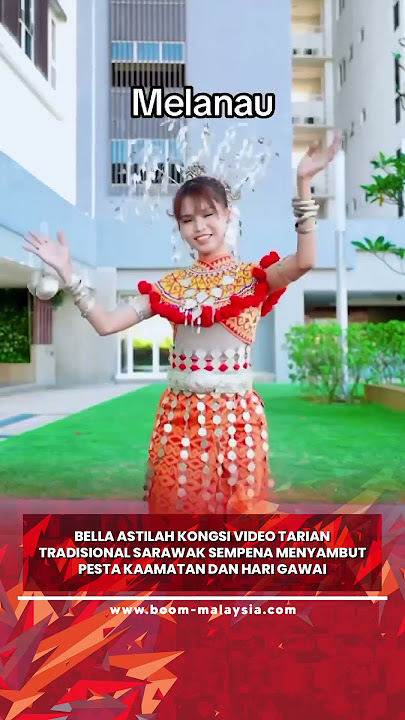 Terbaiklah Bella! Semua step tarian tradisional borneo dia tahu!😍#boom #boommalaysia