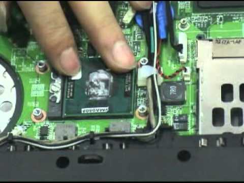 MSI VR601 MS-163C Замена процессора,оперативной памяти,Wi-Fi