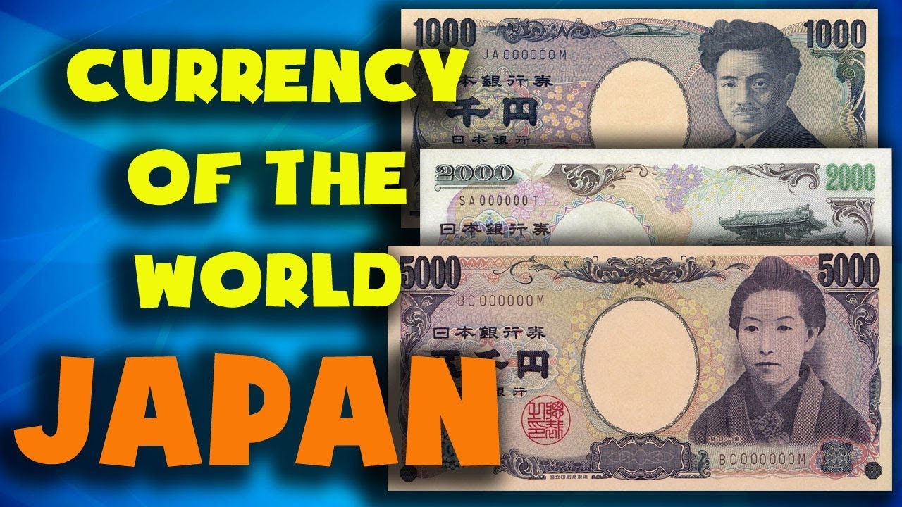 Currency of the world - Japan. Japanese yen. Exchange rates Japan. Japanese banknotes and  coins