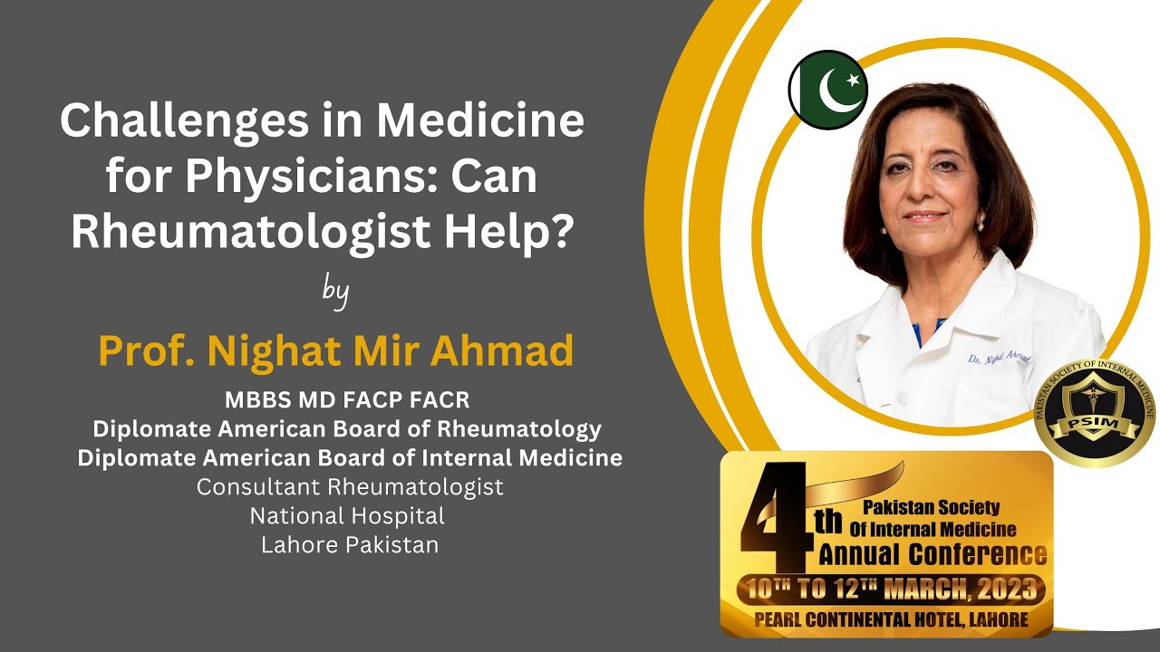 Mer Ahmad R Challenges in Medicine for Physicians: Can Hematologist Help? || Prof ...