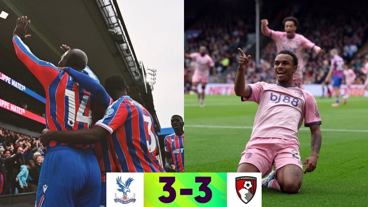 Crystal Palace F.c. Vs Afc Bournemouth Standings