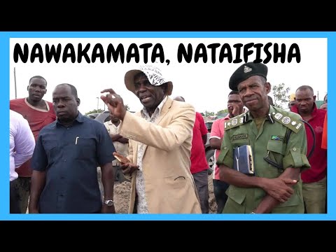 Mwanzo mwisho vuta nikuvute ya Waziri Hamza na wauza wa mchanga, asema atataifisha magari yao