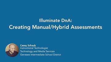 Creating Manual and Hybrid Assessments