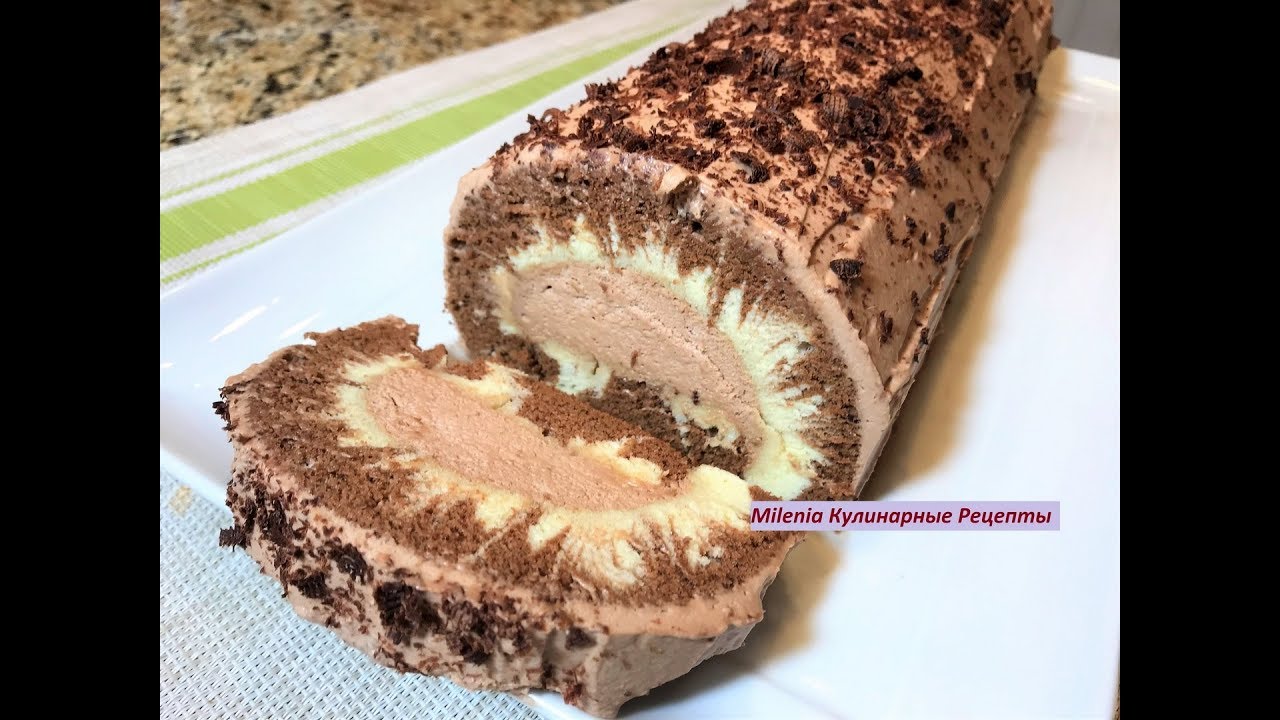 Праздничный Торт ПОЛЕНО. Торт - Рулет. Восторг для гостей! Мастер ...