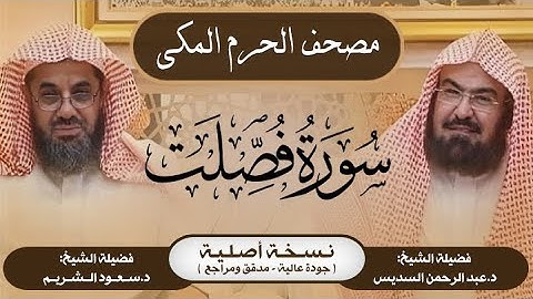 41| سورة فصلت | مصحف الحرم المكي1415هـ