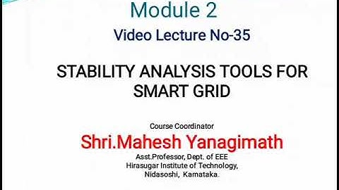 Stability Analysis tools for Smart Grid