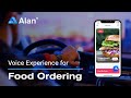 Food ordering use case  alan ai