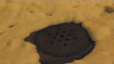 Weird Creepy Noises Coming From Manhole Drain Cover