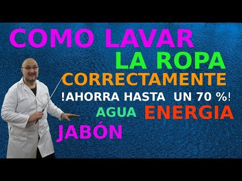 Como lavar la ropa correctamente